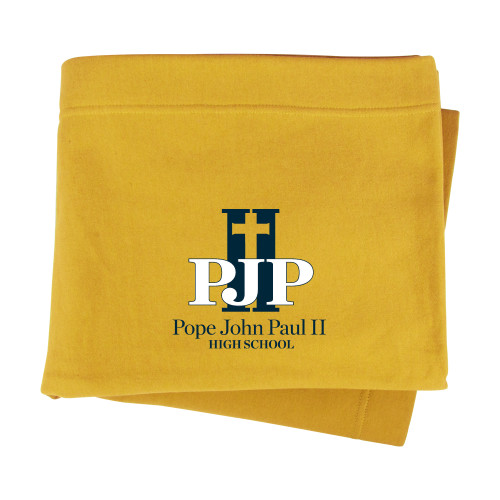  Gold Sweatshirt Blanket - PJP II with School Name