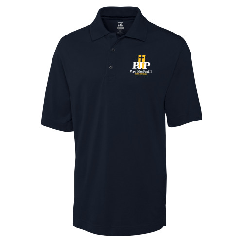  C&B Navy Advantage TriBlend Pique Polo - PJP II with School Name