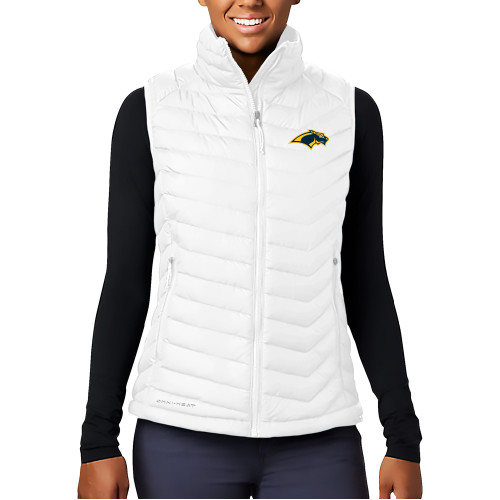  Columbia Womens White Powder Lite Vest - Panther