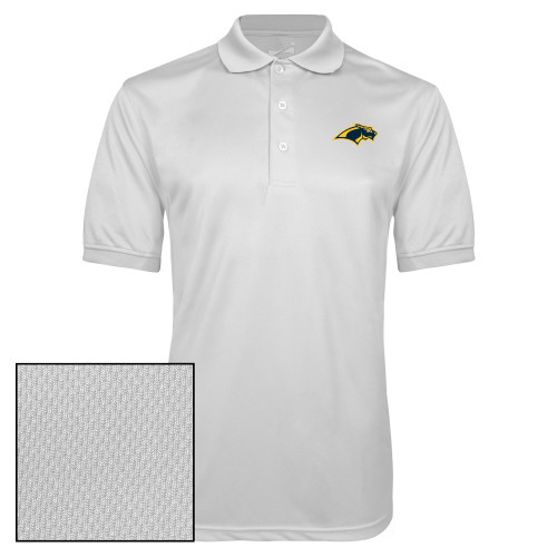  White Dry Mesh Polo - Panther