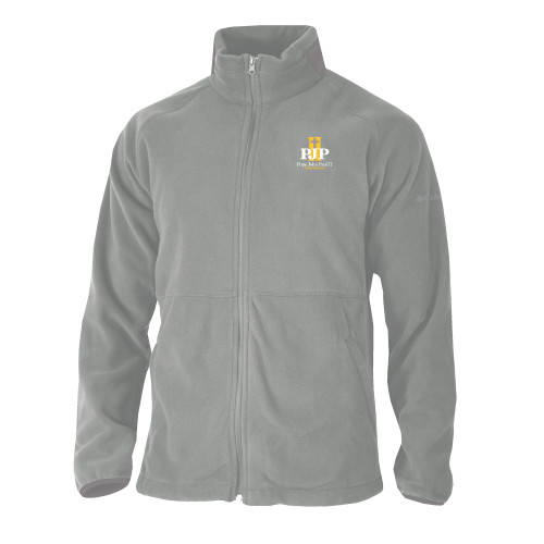  Columbia Grey Everest Ridge Fleece Full Zip Jacket - PJP II with School Name