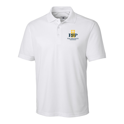  C&B White Clique Ice Pique Polo - PJP II with School Name
