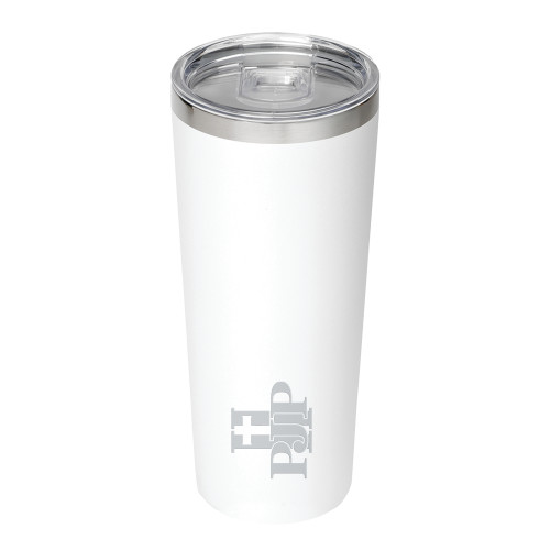  Thor Vacuum Insulated White Tumbler 22oz - PJP II Logo Engraved