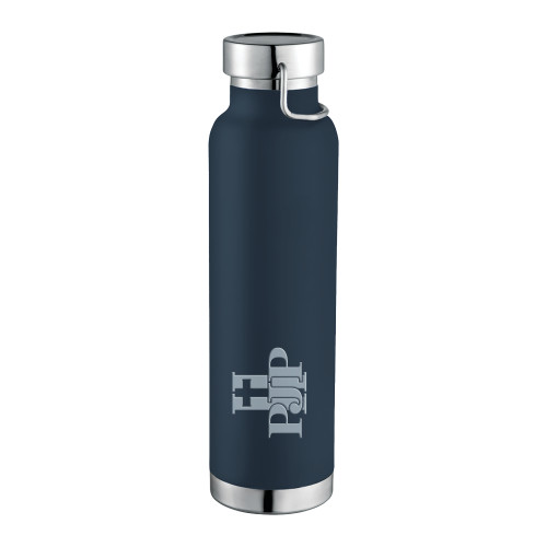  Thor Copper Vacuum Insulated Navy Bottle 22oz - PJP II Logo Engraved