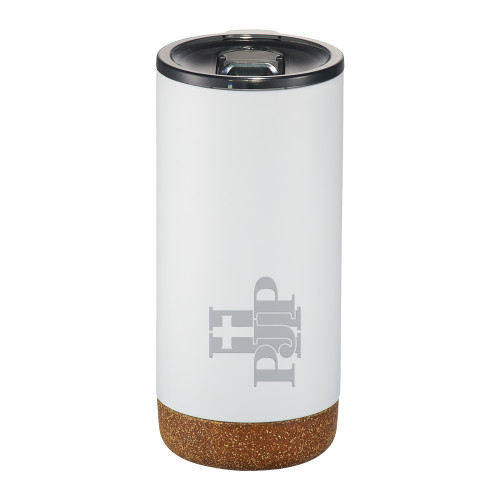  Valhalla Vacuum Insulated White Tumbler 16oz - PJP II Logo Engraved