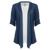 Thumbnail image for  Womens Navy Drape Front Cardigan Sweater 