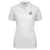 Thumbnail image for  Womens Silk Touch White Pique Polo