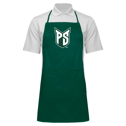  Full Length Dark Green Apron - Official Logo