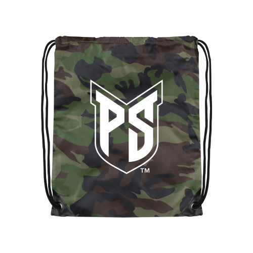  Camo Drawstring Backpack - Official Logo