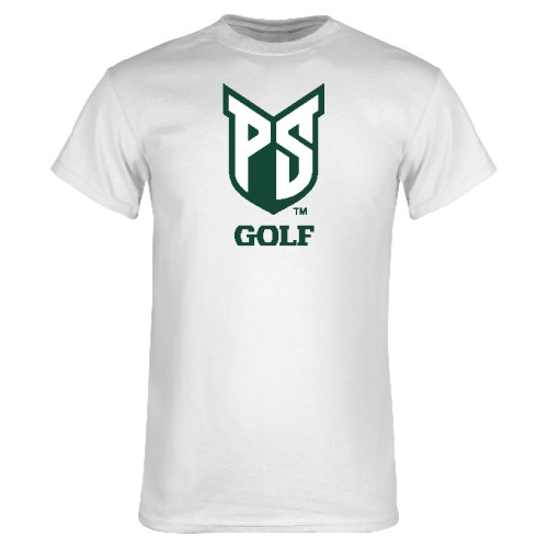  White T Shirt - PS Shield Golf