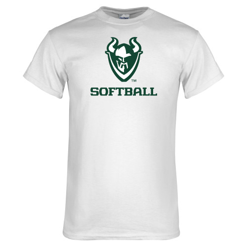  White T Shirt - Softball
