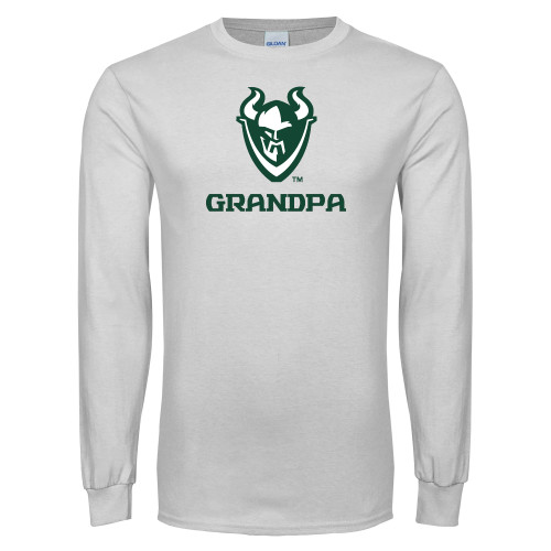  White Long Sleeve T Shirt - Grandpa