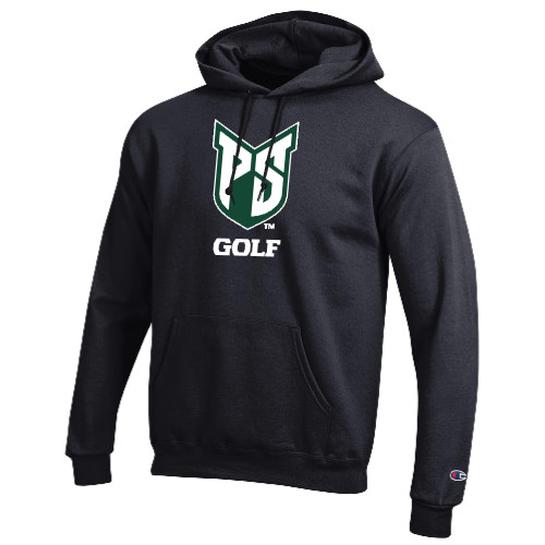  Champion Black Fleece Hoodie - PS Shield Golf