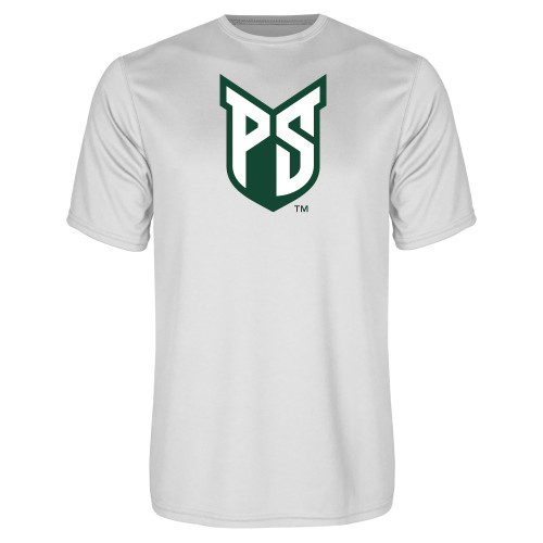  White Performance Tee - Official Logo