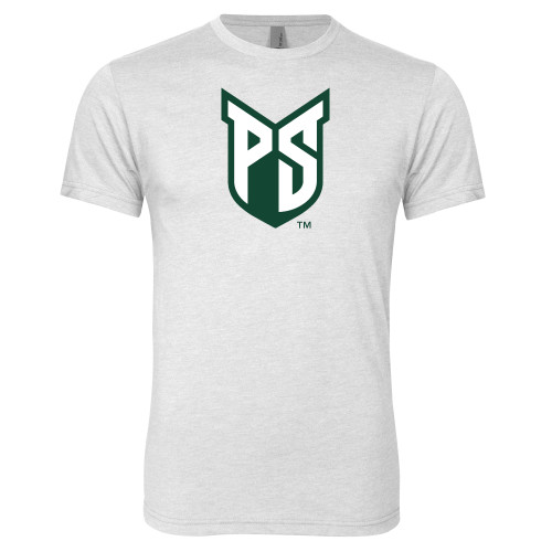  Next Level Heather White Triblend Tee - Official Logo