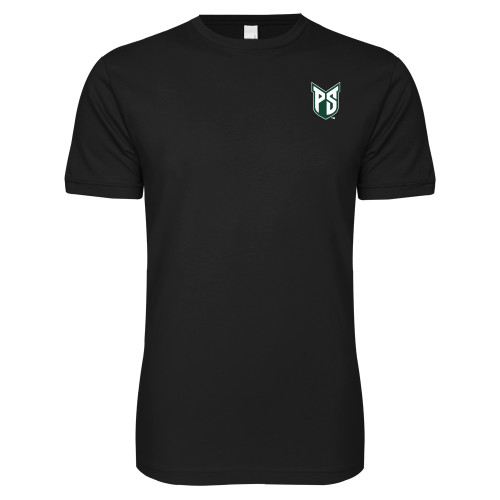  Next Level Black SoftStyle T Shirt - Official Logo