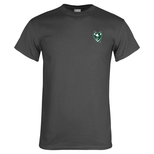  Charcoal T Shirt - Viking Head