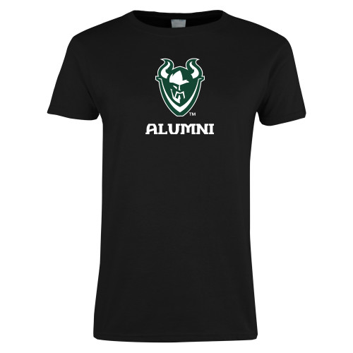  Womens Black Short Sleeve Tee - Alumni