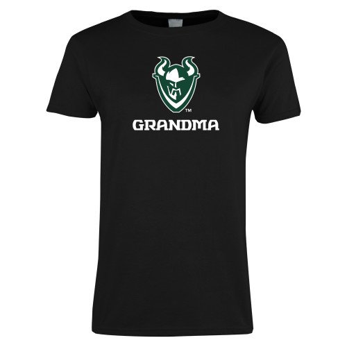  Womens Black Short Sleeve Tee - Grandma