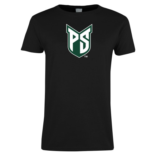  Womens Black Short Sleeve Tee - Official Logo