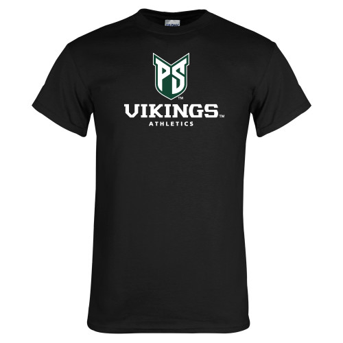  Black T Shirt - PS Shield Stacked