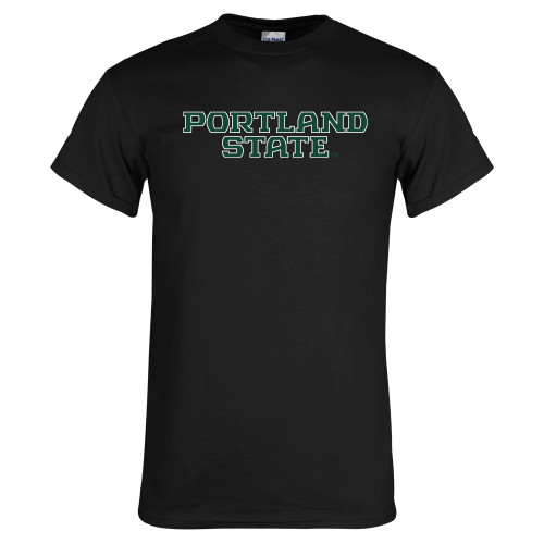  Black T Shirt - Portland State
