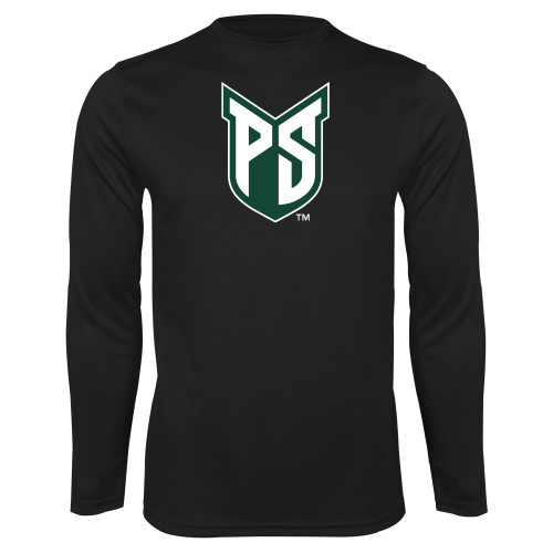  Black Performance Long Sleeve Shirt - Official Logo