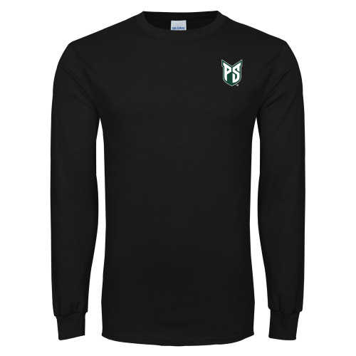  Black Long Sleeve T Shirt - Official Logo