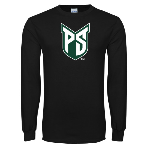  Black Long Sleeve T Shirt - Official Logo