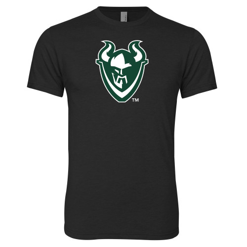  Next Level Black Triblend Tee - Viking Head