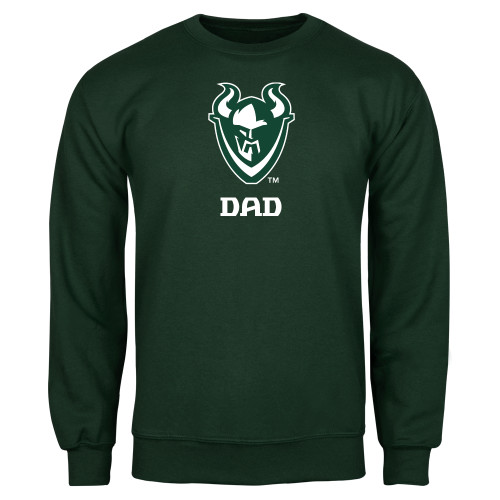  Dark Green Fleece Crew - Dad