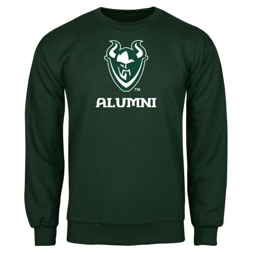  Dark Green Fleece Crew - Alumni