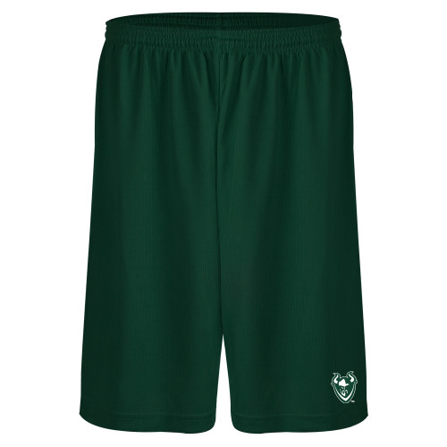  Dark Green Performance Classic 9 Inch Short - Viking Head