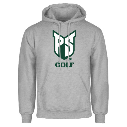  Grey Fleece Hoodie - PS Shield Golf