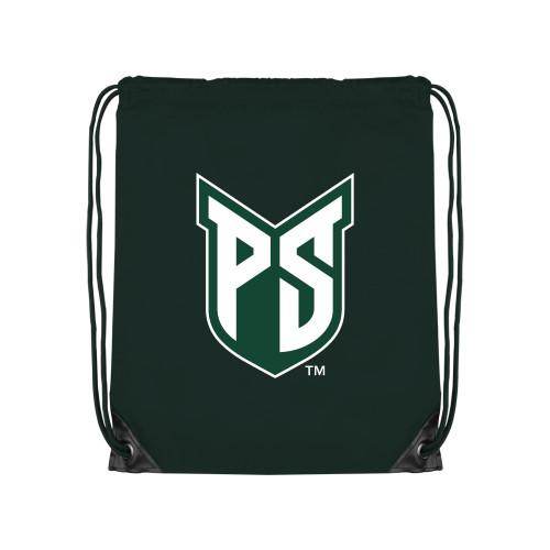  Dark Green Drawstring Backpack - Official Logo