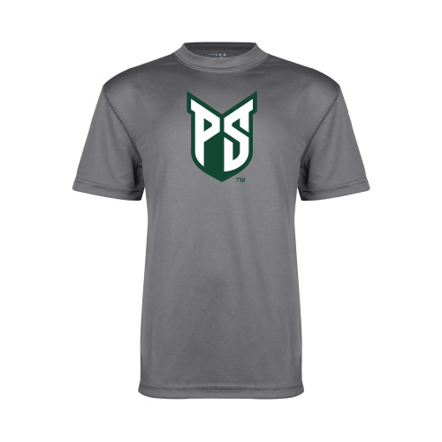  Youth Performance Grey Concrete Tee - Official Logo