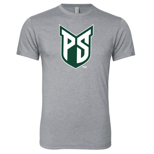  Next Level Heather Grey Triblend Tee - Official Logo