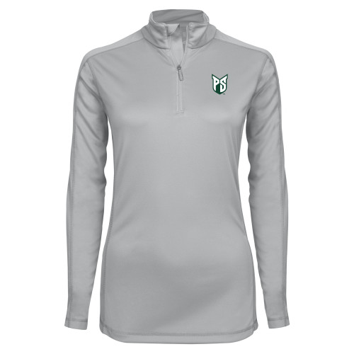  Syntrel Womens Platinum Interlock 1/4 Zip - Official Logo