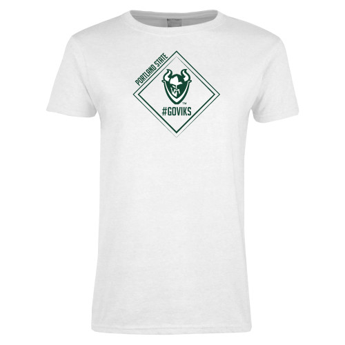 Main Image for  Womens White Short Sleeve Tee