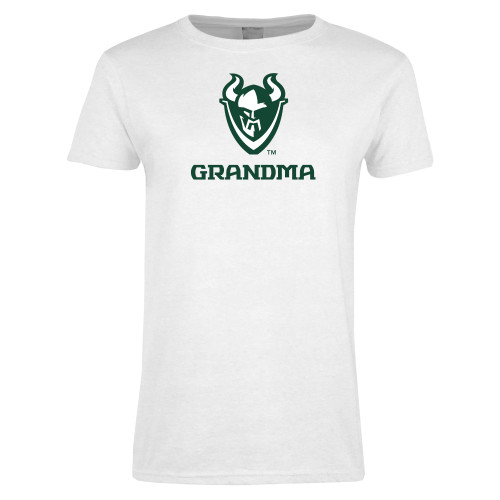  Womens White Short Sleeve Tee - Grandma
