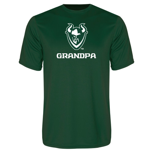  Dark Green Performance Tee - Grandpa