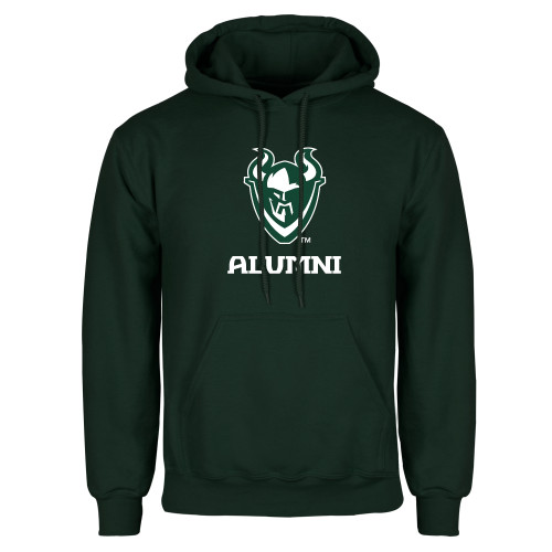  Dark Green Fleece Hood - Alumni