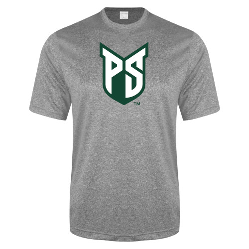  Grey Heather Performance Contender Tee - Official Logo