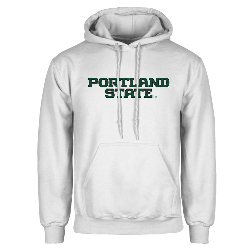  White Fleece Hoodie - Portland State