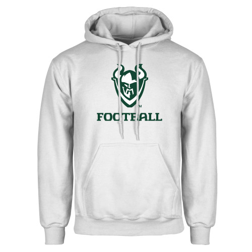  White Fleece Hoodie - Football