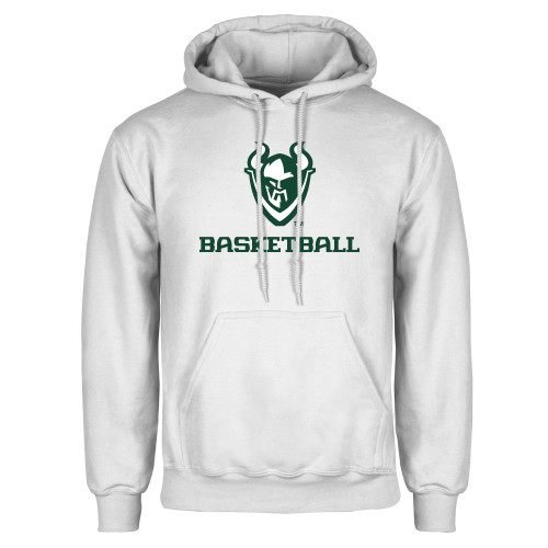  White Fleece Hoodie - Basketball