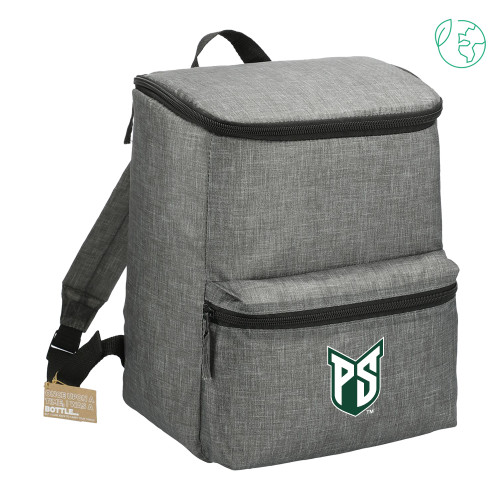  Excursion Charcoal Recycled 20 Can Backpack Cooler - Official Logo