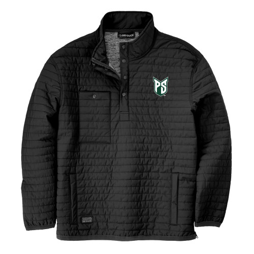  DRI DUCK Black Keystone Quilted Pullover - Official Logo