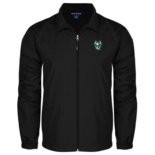  Black Full Zip Wind Jacket - Viking Head
