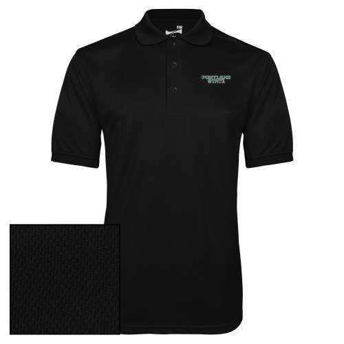  Black Dry Mesh Polo - Portland State